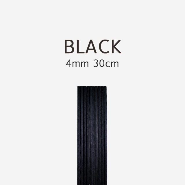 블랙섬유스틱4mm30cm